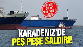 Karadeniz'de dron saldırısı! Yardıma giden gemi de vuruldu