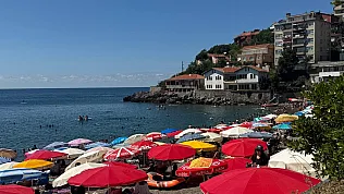 Karadeniz'in serin sularına yoğun ilgi