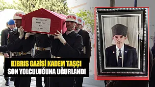 Kıbrıs gazisi Kadem Taşçı toprağa verildi