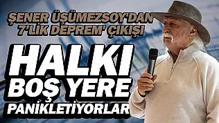 Prof. Dr. Şener Üşümezsoy'dan Marmara Açıklaması: Büyükçekmece ile Yeşilköy Arasında Fay Yok