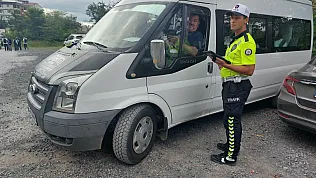 Salıpazarı'nda okul servislerine sıkı denetim