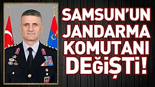 Samsun İl Jandarma Komutanlığı'nda görev değişimi! Yeni komutan belli oldu