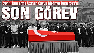 Şehit Jandarma Uzman Çavuş Mehmet Demirbaş Samsun'da son yolculuğuna uğurlandı