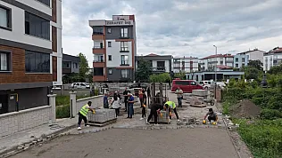 Terme'de Fenk Mahallesi'nde altyapı çalışmaları hızlandı