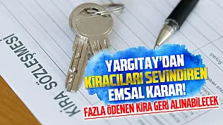 Yargıtaydan kiracıları ilgilendiren emsal karar: Fazla ödenen kira iade edilecek