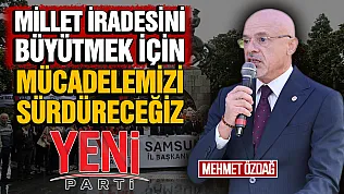 Yeni Parti Samsun, Onur Anıtı'na çelenk bıraktı