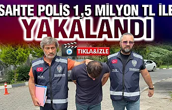 1.5 milyon liralık vurgun yapan sahte polis adliyeye sevk edildi