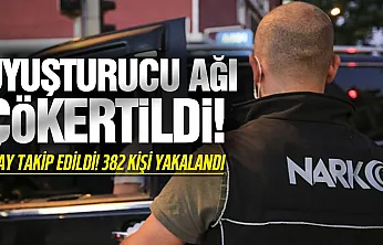 14 ilde dev narko kapan operasyonu 382 gözaltı