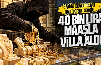 40 bin lira maaşla çalışıyordu: Kuyumcuyu gram gram soyup villa ve daire aldı