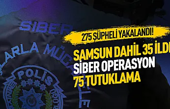 5 günde 35 ilde siber suç operasyonu: 275 şüpheli yakalandı, 75'i tutuklandı