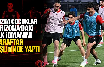 A Milli Takım Arizona'da Taraftarıyla Buluştu