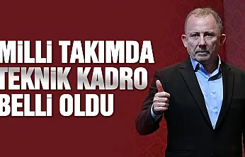A Milli Takım'da Sergen Yalçın'ın teknik ekibi açıklandı