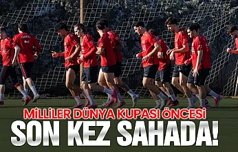 A Milli Takım Dünya Kupası öncesi son sınavına çıkıyor