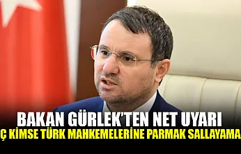 Adalet Bakanı Akın Gürlek'ten Flaş Açıklama!
