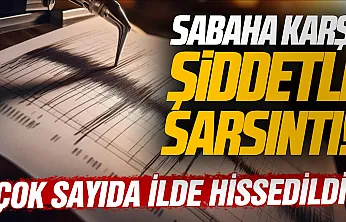 Adana Saimbeyli'de sabaha karşı 5 büyüklüğünde korkutan deprem