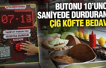 Adıyamanlı Çiğköftecim'den 10'uncu Saniye Kampanyası