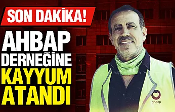 Ahbap Derneği'nin Yönetimine Kayyum Atandı, Fesih Süreci Resmen Başladı