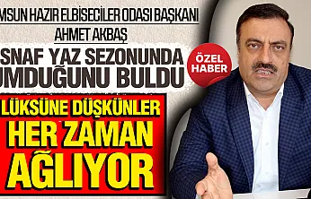 Ahmet Akbaş'tan yaz sezonu değerlendirmesi
