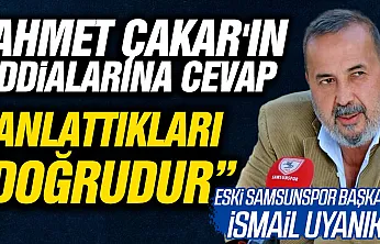 Ahmet Çakar'ın şike iddiasına İsmail Uyanık'tan yanıt