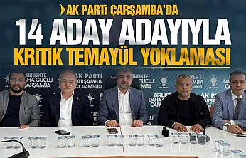 AK Parti Çarşamba'da 14 Adayla Temayül Yoklaması