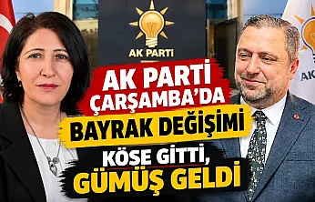 AK Parti Çarşamba'da bayrak değişimi