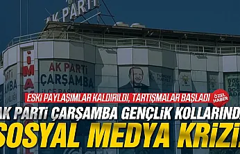 AK Parti Çarşamba Gençlik Kollarında sosyal medya tartışması