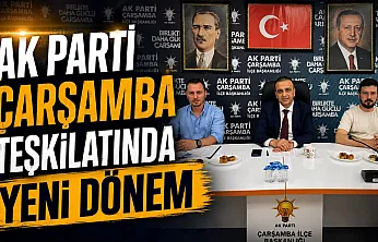 AK Parti Çarşamba İlçe teşkilatında yeni yönetim belli oldu