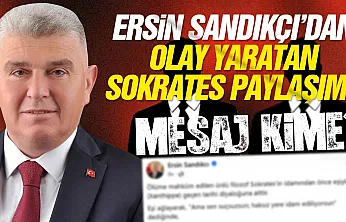 AK Parti'de görevden alınan Ersin Sandıkçı'dan Sokrates göndermesi
