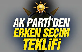 AK Parti'den erken seçim mesajı!