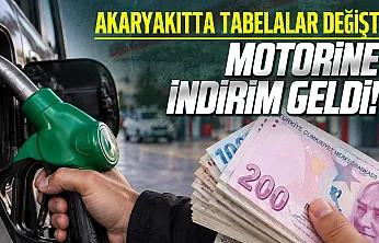 Akaryakıtta indirim müjdesi motorin 100 TL'nin altına düştü