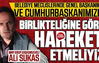 Ali Sukas 'MHP'li meclis üyeleri yanlış görürse itiraz eder'