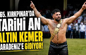 Altın kemer Karadeniz'de