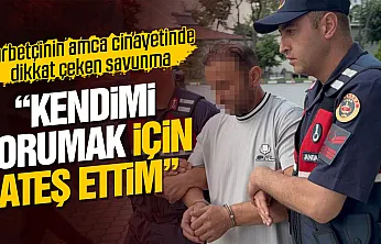 Amcasını öldüren gurbetçinin savunması: 'Kendimi korumak için ateş ettim'