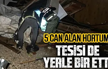 Antalya'da 5 işçinin öldüğü hortumun yeni görüntüleri ortaya çıktı