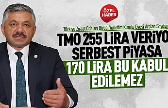 Arslan Soydan, 'Serbest piyasanın fiyatını kabul etmiyoruz'