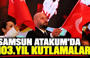 Atakum'da Cumhuriyet'in 103. yılı fener alayı ve konserlerle kutlandı
