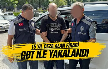 Atakum'da GBT'ye takılan firari zehir taciri tutuklandı