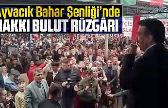 Ayvacık Bahar Şenliği'nde Hakkı Bulut Rüzgârı