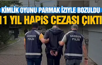 Bafra'da sahte kimlik oyunu parmak izinde bozuldu: 11 yıllık firari yakalandı