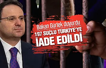 Bakan Gürlek duyurdu: 197 suçlu Türkiye'ye iade edildi