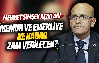 Bakan Şimşek emekli ve memura zam açıklaması yaptı