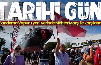 Bandırma Vapuru artık Tütün İskelesi'nin yanında
