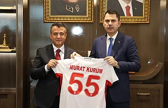 Başkan Doğan, Bakan Kurum'a Samsun projelerini anlattı