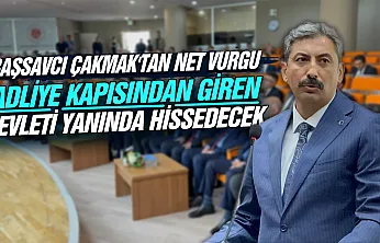 Başsavcı Çakmak'tan yeni adli yıl mesajı: 'Adalet mağdur için de güvencedir'