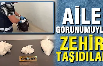 Bebekli Aile Kamuflesi Yapan Zehir Tacirleri Yakalandı