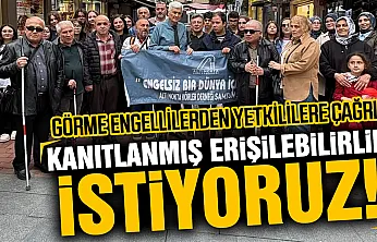 Beyaz Baston Güvenlik Günü'nde erişilebilirlik çağrısı: 'Eve kapanmak istemiyoruz'