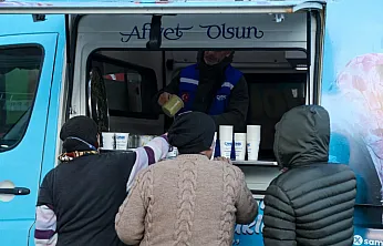 Canik'te gönülleri ısıtan ikram