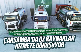Çarşamba Belediyesinden öz kaynakla hizmet modeli
