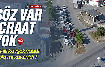 Çarşamba'da kavşak çilesi sürüyor