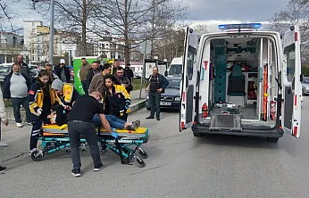 Çarşamba'da trafik kazası: 1 yaralı